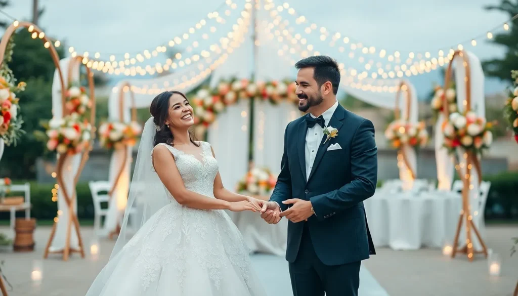 things needed for a wedding