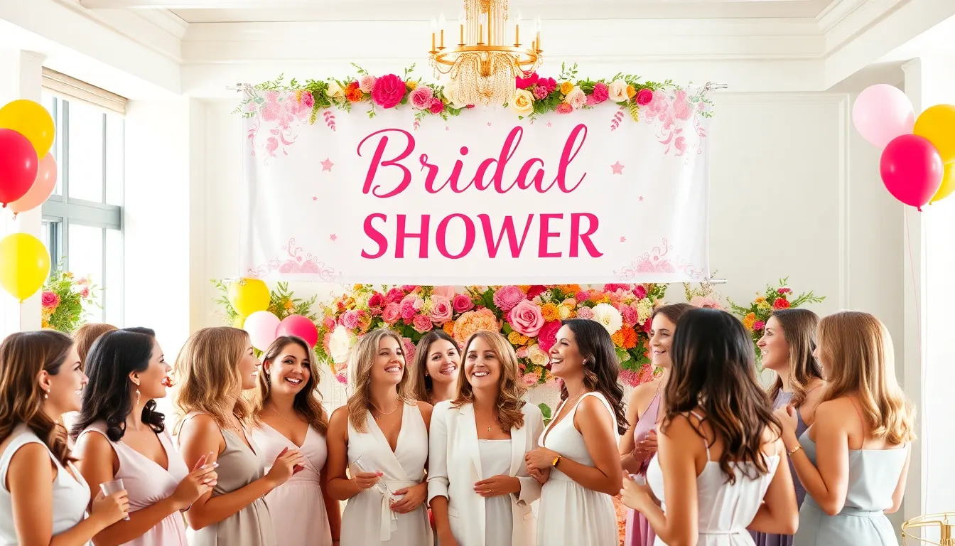 bridal shower banner